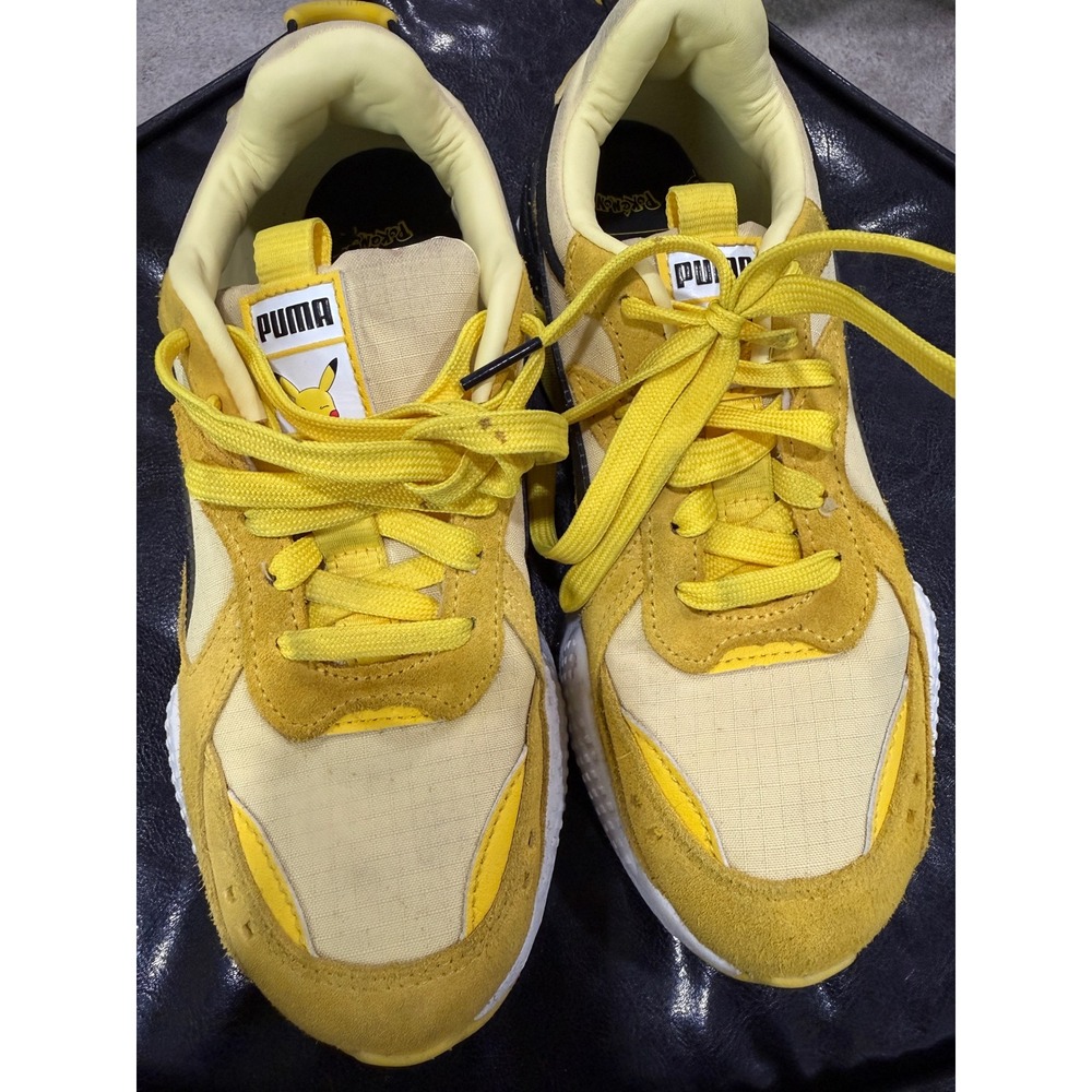 Puma RS Running System Pikachu Pokemon‎ Yellow Athletic Sneakers Shoes